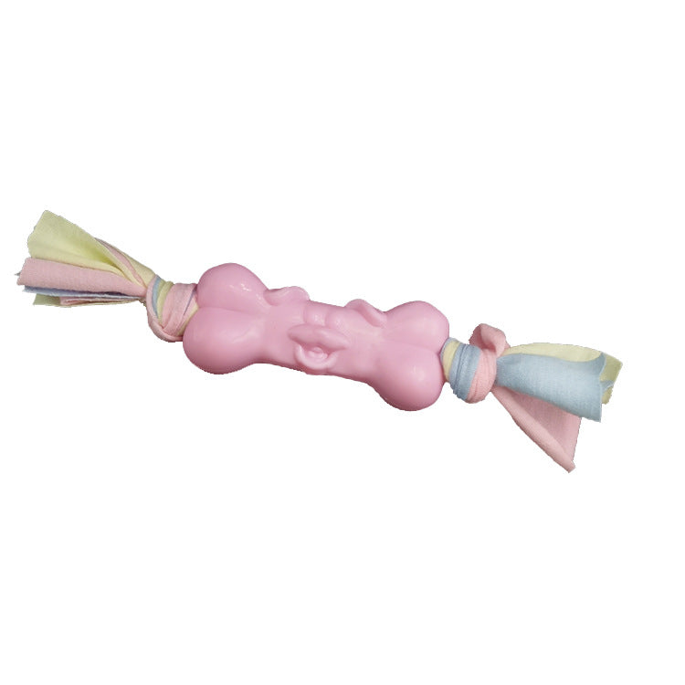 Dog Bone Cotton Cloth Strips for Teething