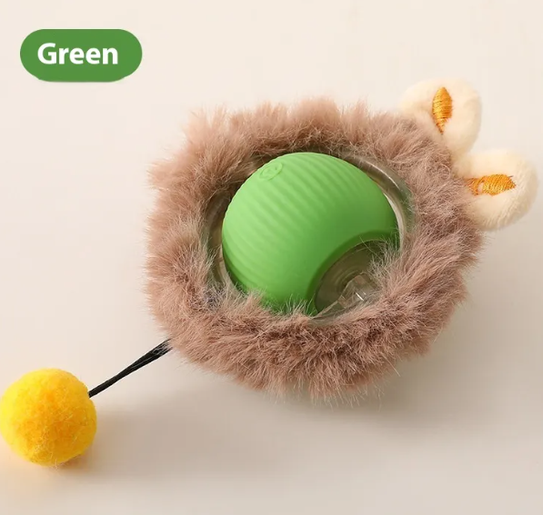 Self-Rolling Cat Toy Ball