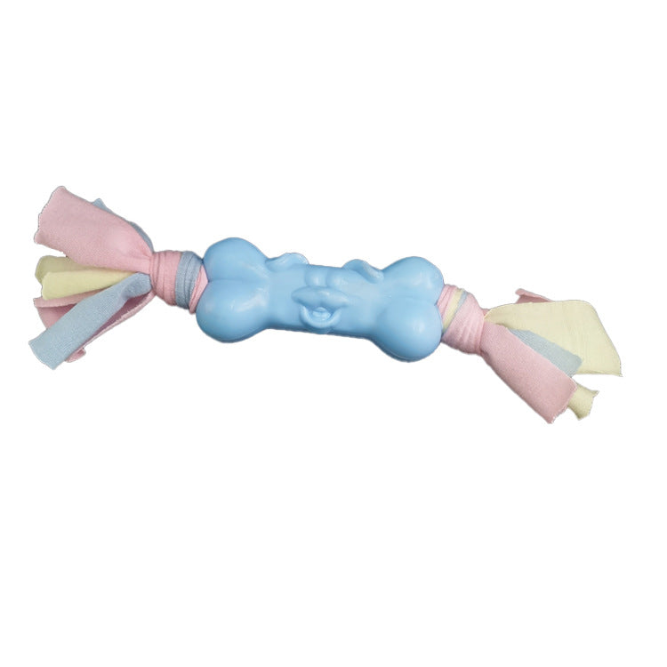 Dog Bone Cotton Cloth Strips for Teething
