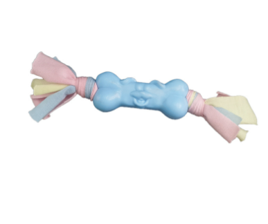 Dog Bone Cotton Cloth Strips for Teething