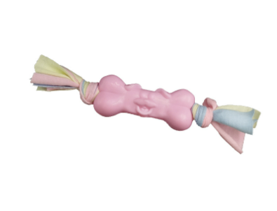 Dog Bone Cotton Cloth Strips for Teething
